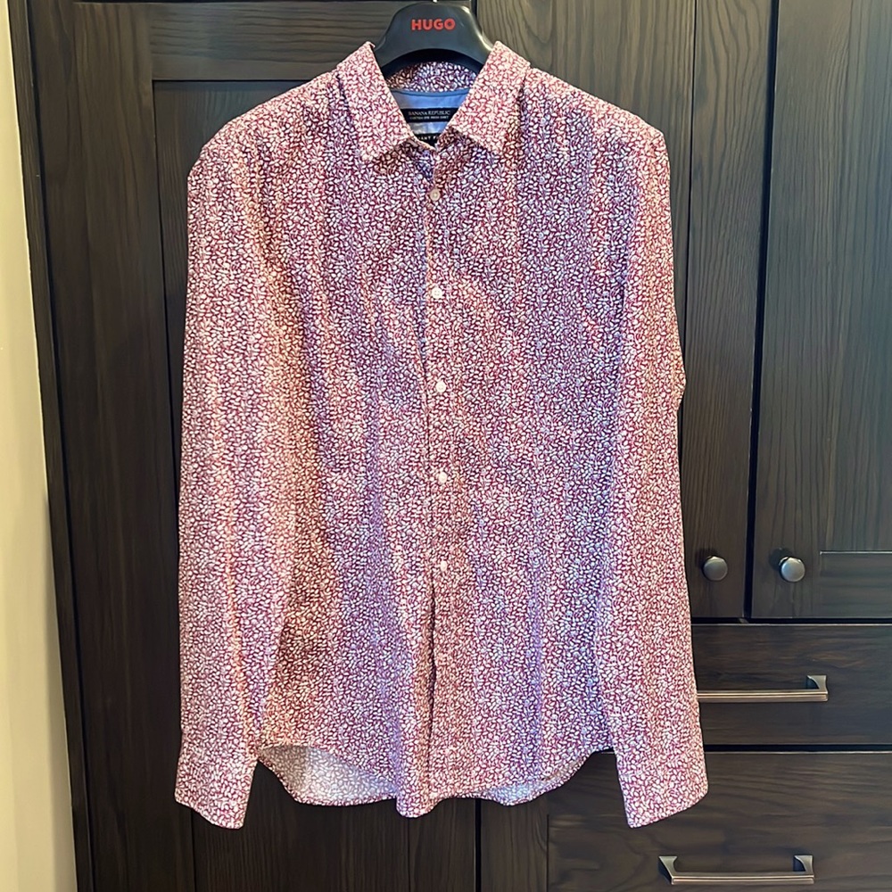 Banana Republic Custom 078 Wash Shirt Grant Fit